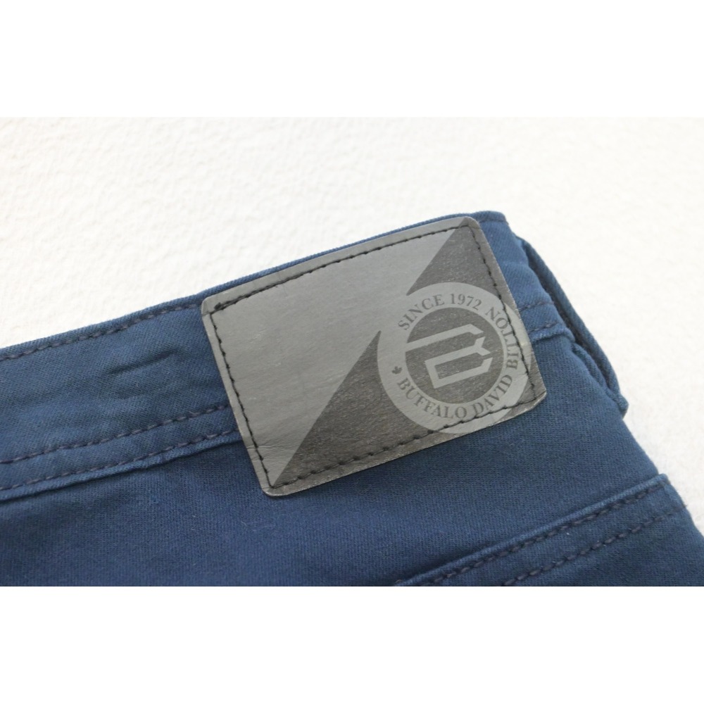 Buffalo David Bitton Archer Pants Mens 36x34 Navy Blue Slim Stretch Excellent